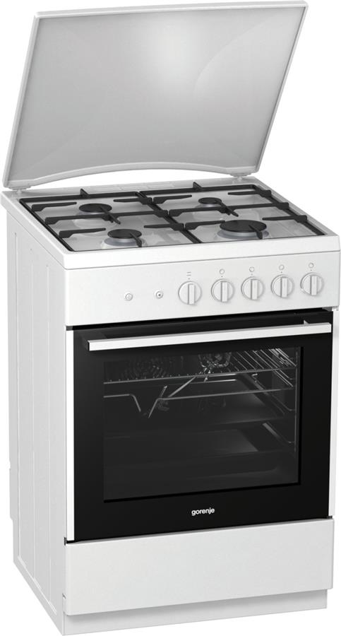 Плита Gorenje GIN612E15WKA (P31A1-22NT) газовая / 60 см/ класс А / электроподжиг
