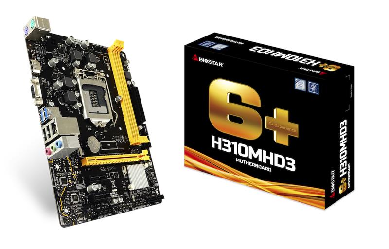 Материнская плата Biostar H310MHD3 s1151 H310 2xDDR4 HDMI-VGA mATX