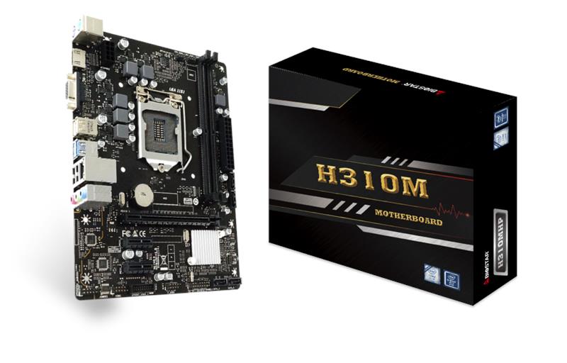 Материнская плата Biostar H310MHP s1151 H310 2xDDR4 HDMI-VGA mATX